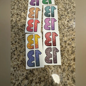 Taylor Swift “13” Temporary Tattoos Set of 12